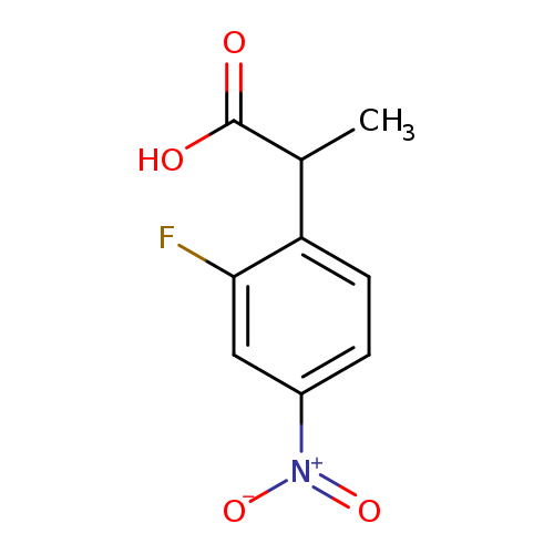 2-(2-fluoro-4-nitrophenyl)propanoic acid