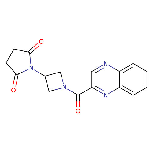 1-[1-(quinoxaline-2-carbonyl)azetidin-3-yl]pyrrolidine-2,5-dione
