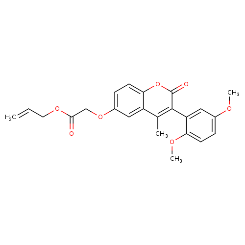 prop-2-en-1-yl 2-{[3-(2,5-dimethoxyphenyl)-4-methyl-2-oxo-2H-chromen-6-yl]oxy}acetate