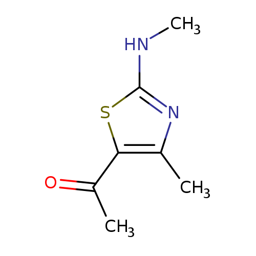 Ethanone, 1-[4-methyl-2-(methylamino)-5-thiazolyl]-