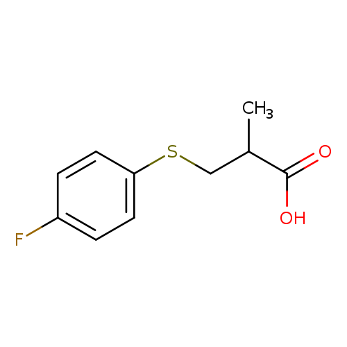 3-[(4-fluorophenyl)sulfanyl]-2-methylpropanoic acid