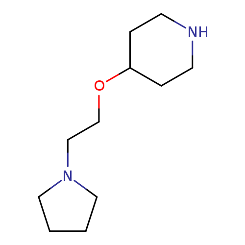 4-[2-(pyrrolidin-1-yl)ethoxy]piperidine