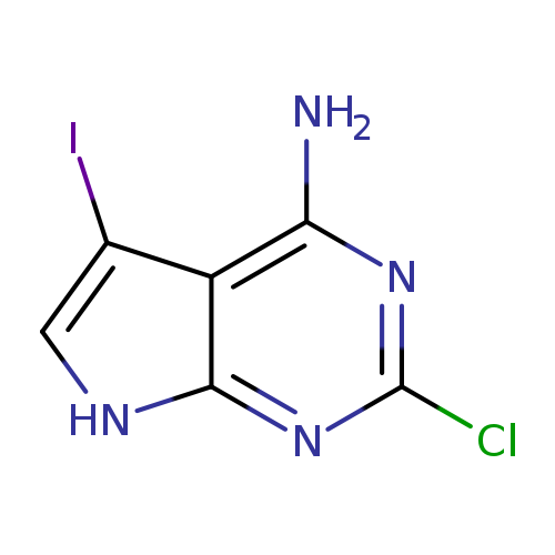 2-chloro-5-iodo-7H-pyrrolo[2,3-d]pyrimidin-4-amine