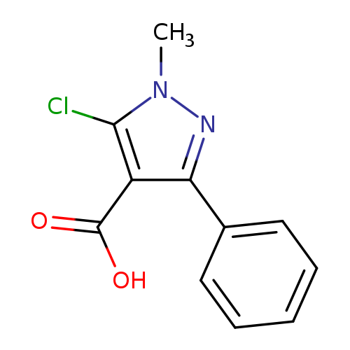 5-Chloro-1-methyl-3-phenyl-1H-pyrazole-4-carboxylic acid