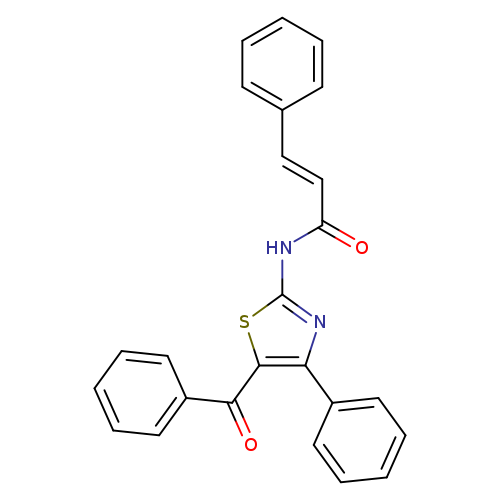 (2E)-N-(5-benzoyl-4-phenyl-1,3-thiazol-2-yl)-3-phenylprop-2-enamide