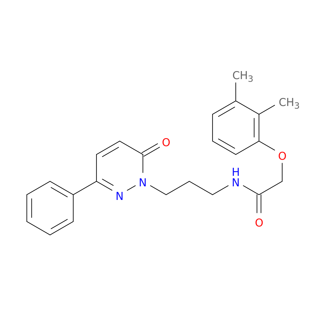 2-(2,3-dimethylphenoxy)-N-[3-(6-oxo-3-phenyl-1,6-dihydropyridazin-1-yl)propyl]acetamide