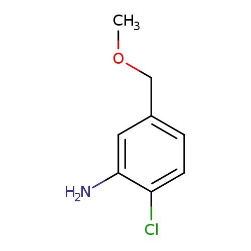 2-chloro-5-(methoxymethyl)aniline