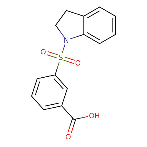 Benzoic acid, 3-[(2,3-dihydro-1H-indol-1-yl)sulfonyl]-