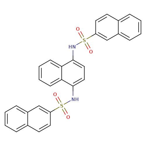 N,N'-1,4-naphthalenediylbis-2-naphthalenesulfonamide
