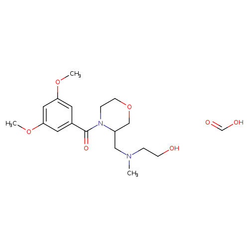 2-({[4-(3,5-dimethoxybenzoyl)morpholin-3-yl]methyl}(methyl)amino)ethan-1-ol; formic acid