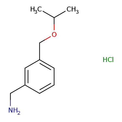1-{3-[(propan-2-yloxy)methyl]phenyl}methanaminehydrochloride