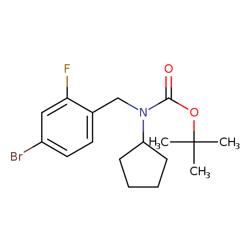 tert-butyl 4-broMo-2-fluorobenzyl(cyclopentyl)carbaMate