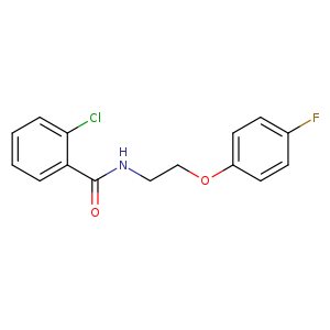 2-chloro-N-[2-(4-fluorophenoxy)ethyl]benzamide