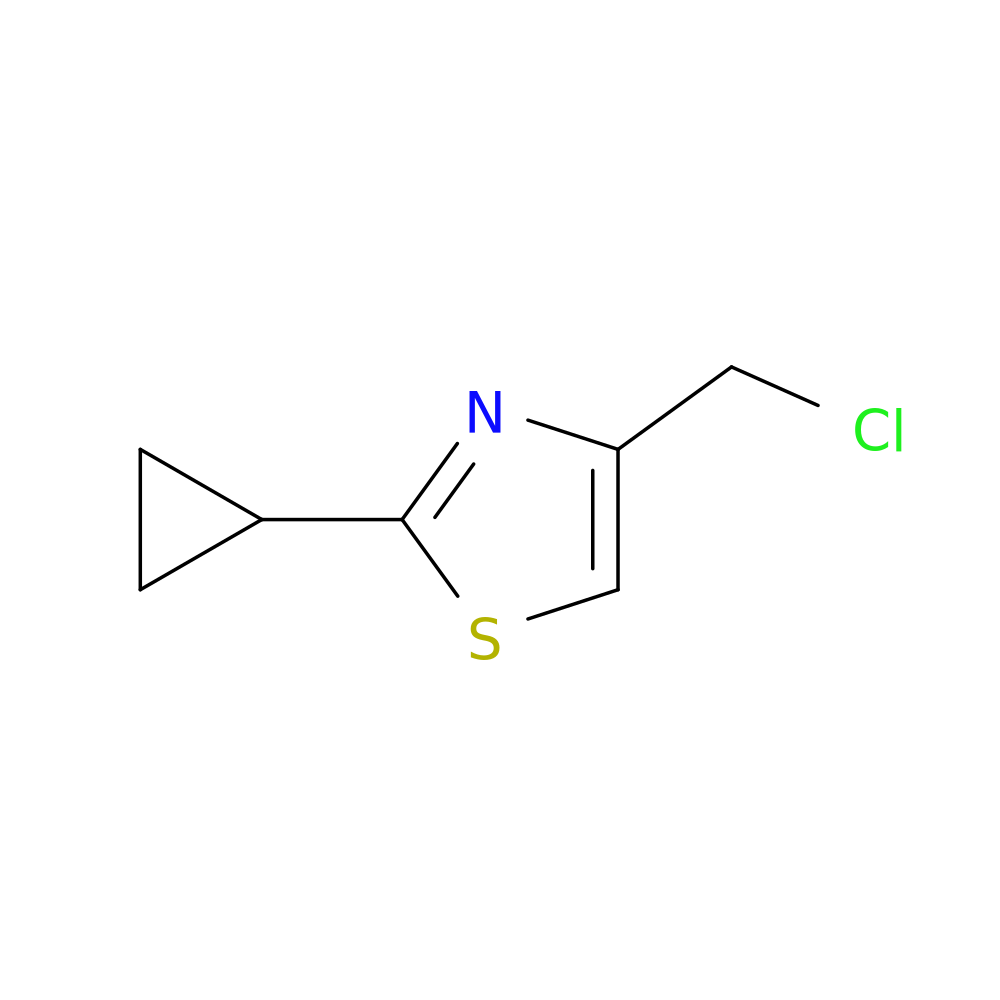 4-(chloromethyl)-2-cyclopropyl-1,3-thiazole
