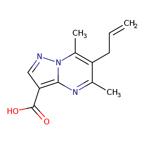 6-Allyl-5,7-dimethylpyrazolo[1,5-a]pyrimidine-3-carboxylic acid