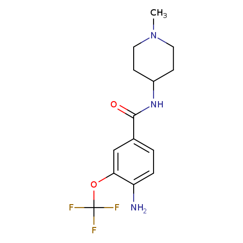 4-amino-N-(1-methylpiperidin-4-yl)-3-(trifluoromethoxy)benzamide