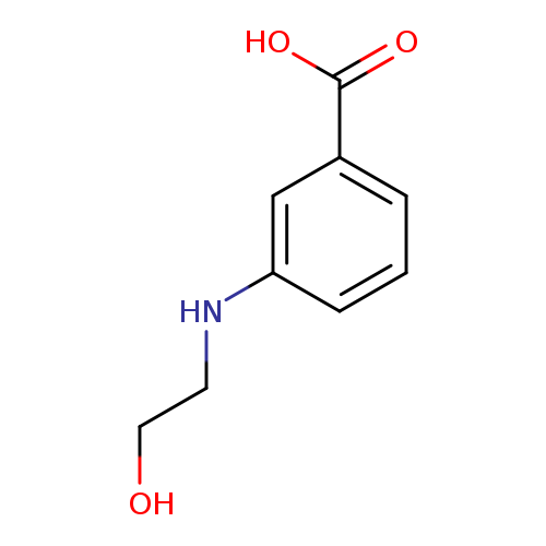 3-[(2-hydroxyethyl)amino]benzoic acid