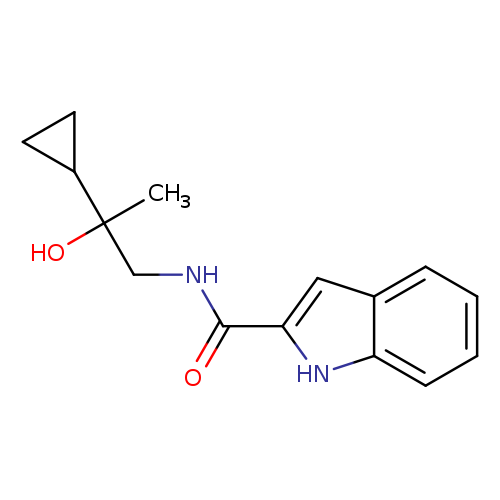 N-(2-cyclopropyl-2-hydroxypropyl)-1H-indole-2-carboxamide