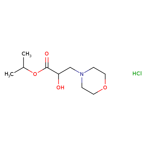 propan-2-yl2-hydroxy-3-(morpholin-4-yl)propanoatehydrochloride