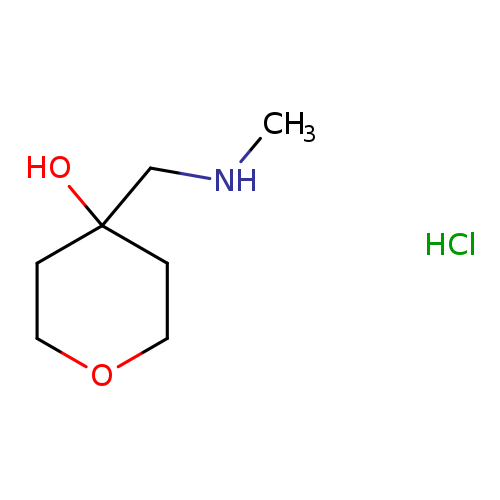 4-[(methylamino)methyl]oxan-4-ol hydrochloride