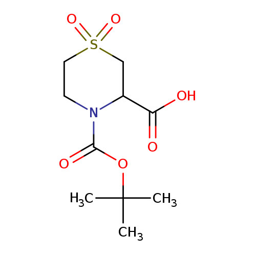 4-[(tert-butoxy)carbonyl]-1,1-dioxo-1lambda6-thiomorpholine-3-carboxylic acid