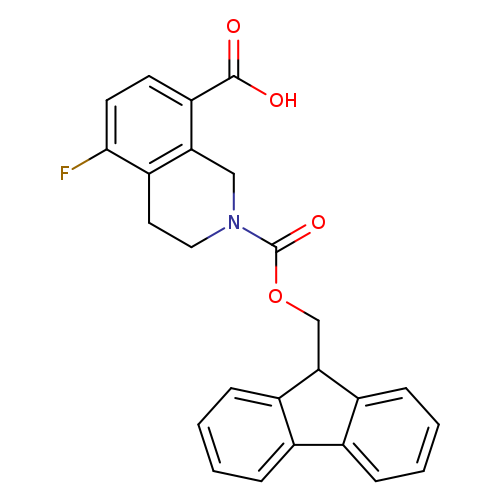 2-{[(9H-fluoren-9-yl)methoxy]carbonyl}-5-fluoro-1,2,3,4-tetrahydroisoquinoline-8-carboxylic acid