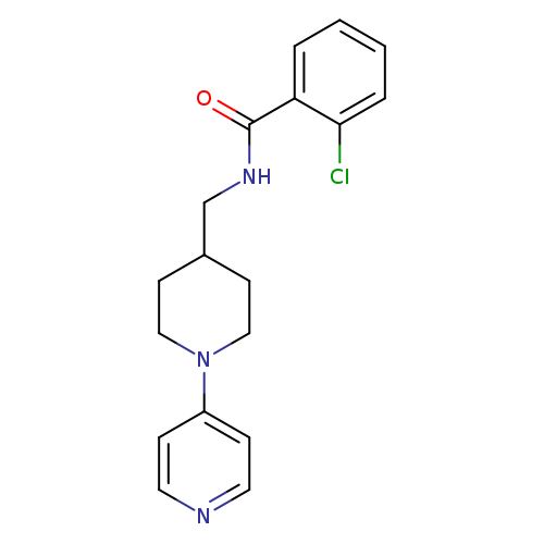 2-chloro-N-{[1-(pyridin-4-yl)piperidin-4-yl]methyl}benzamide