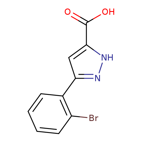 3-(2-Bromophenyl)-1(h)-pyrazole-5-carboxylic acid