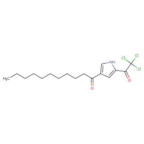 1-[5-(2,2,2-trichloroacetyl)-1H-pyrrol-3-yl]undecan-1-one
