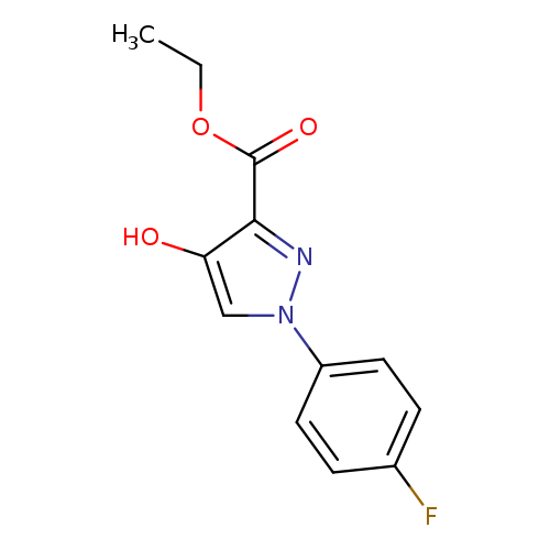 1-(4-Fluoro-phenyl)-4-hydroxy-1h-pyrazole-3-carboxylic acid ethyl ester