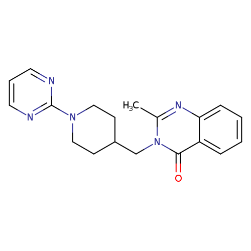 2-methyl-3-{[1-(pyrimidin-2-yl)piperidin-4-yl]methyl}-3,4-dihydroquinazolin-4-one