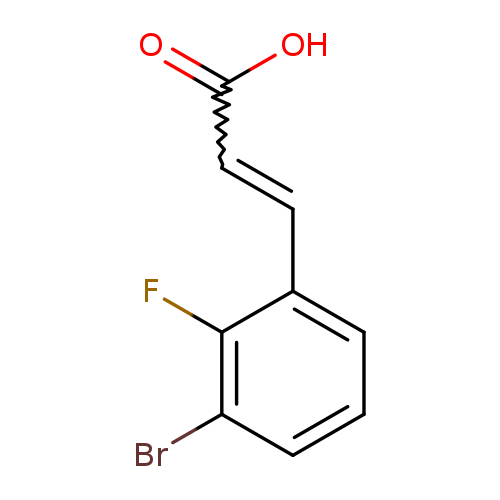 3-Bromo-2-fluorocinnamic acid