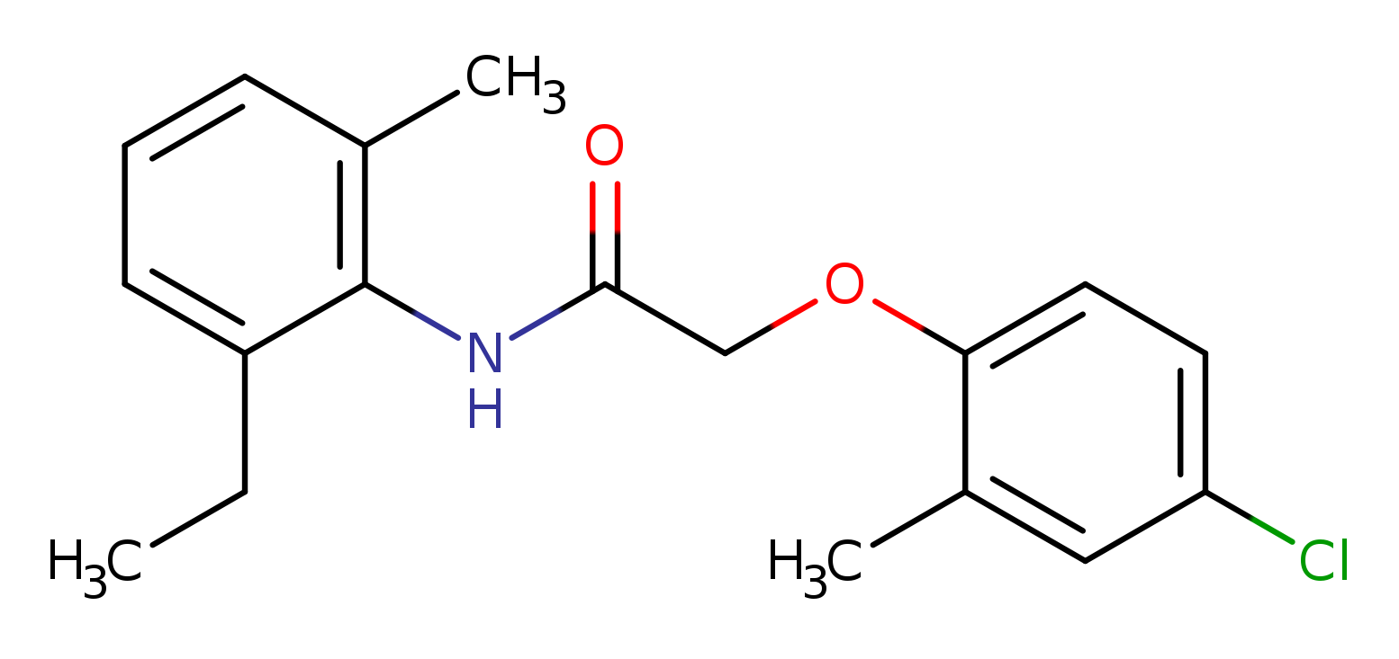 2-(4-chloro-2-methylphenoxy)-N-(2-ethyl-6-methylphenyl)acetamide
