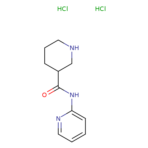 N-(pyridin-2-yl)piperidine-3-carboxamide dihydrochloride