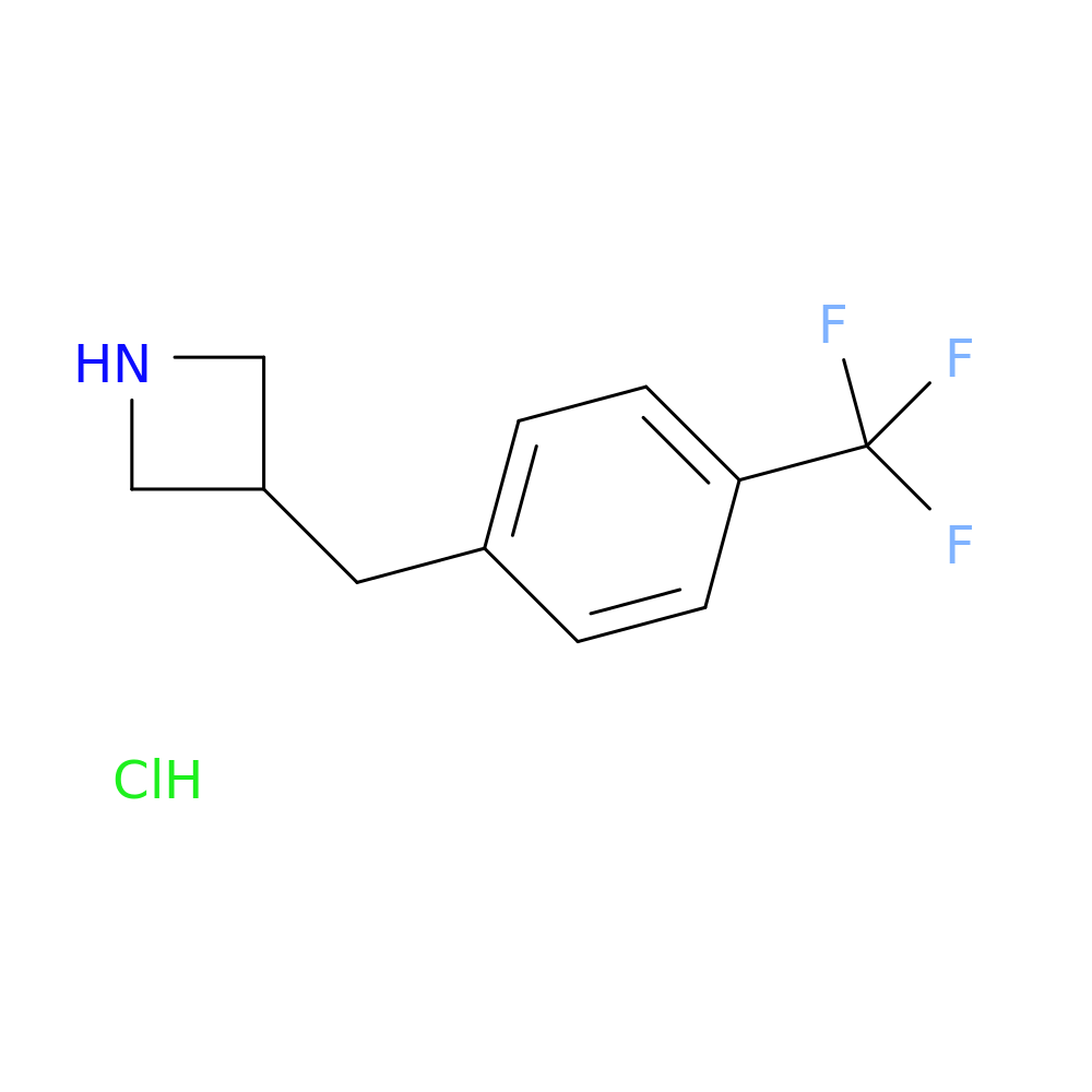 3-(4-(Trifluoromethyl)Benzyl)Azetidine Hydrochloride