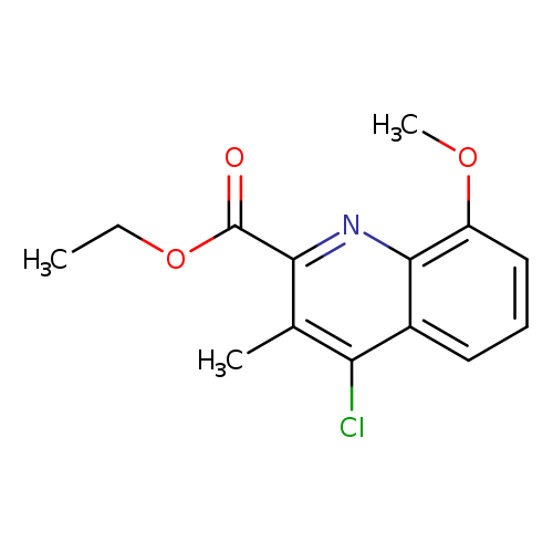 ethyl 4-chloro-8-methoxy-3-methylquinoline-2-carboxylate