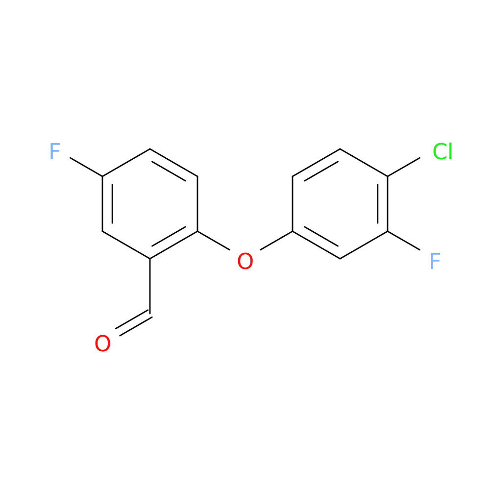 2-(4-chloro-3-fluorophenoxy)-5-fluorobenzaldehyde