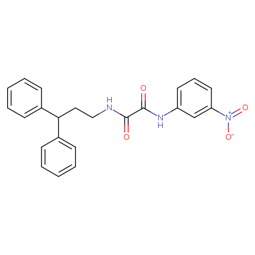 N'-(3,3-diphenylpropyl)-N-(3-nitrophenyl)ethanediamide