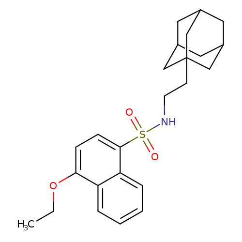 N-[2-(adamantan-1-yl)ethyl]-4-ethoxynaphthalene-1-sulfonamide