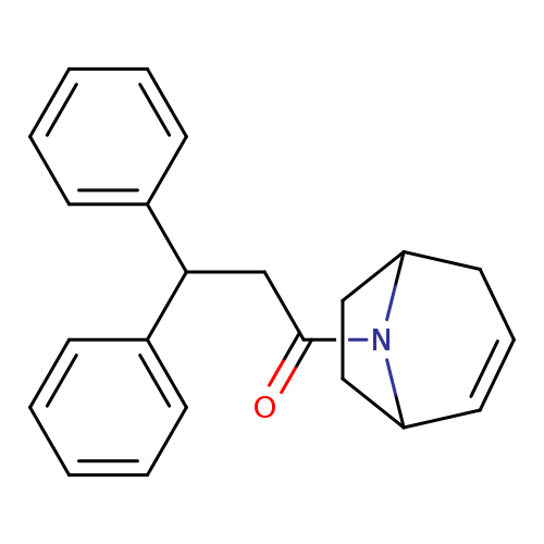 1-{8-azabicyclo[3.2.1]oct-2-en-8-yl}-3,3-diphenylpropan-1-one