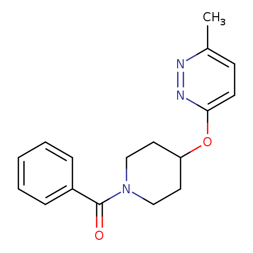 3-[(1-benzoylpiperidin-4-yl)oxy]-6-methylpyridazine