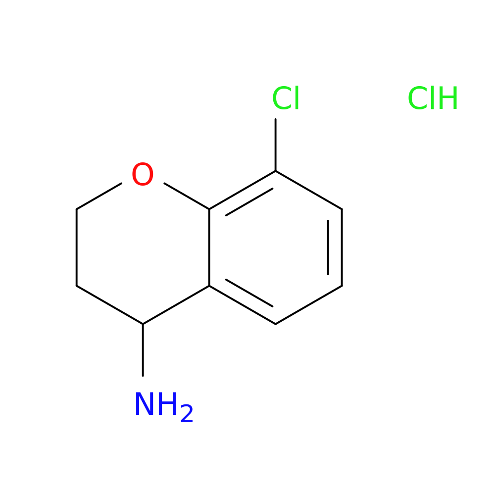 8-Chloro-3,4-dihydro-2h-1-benzopyran-4-amine hydrochloride