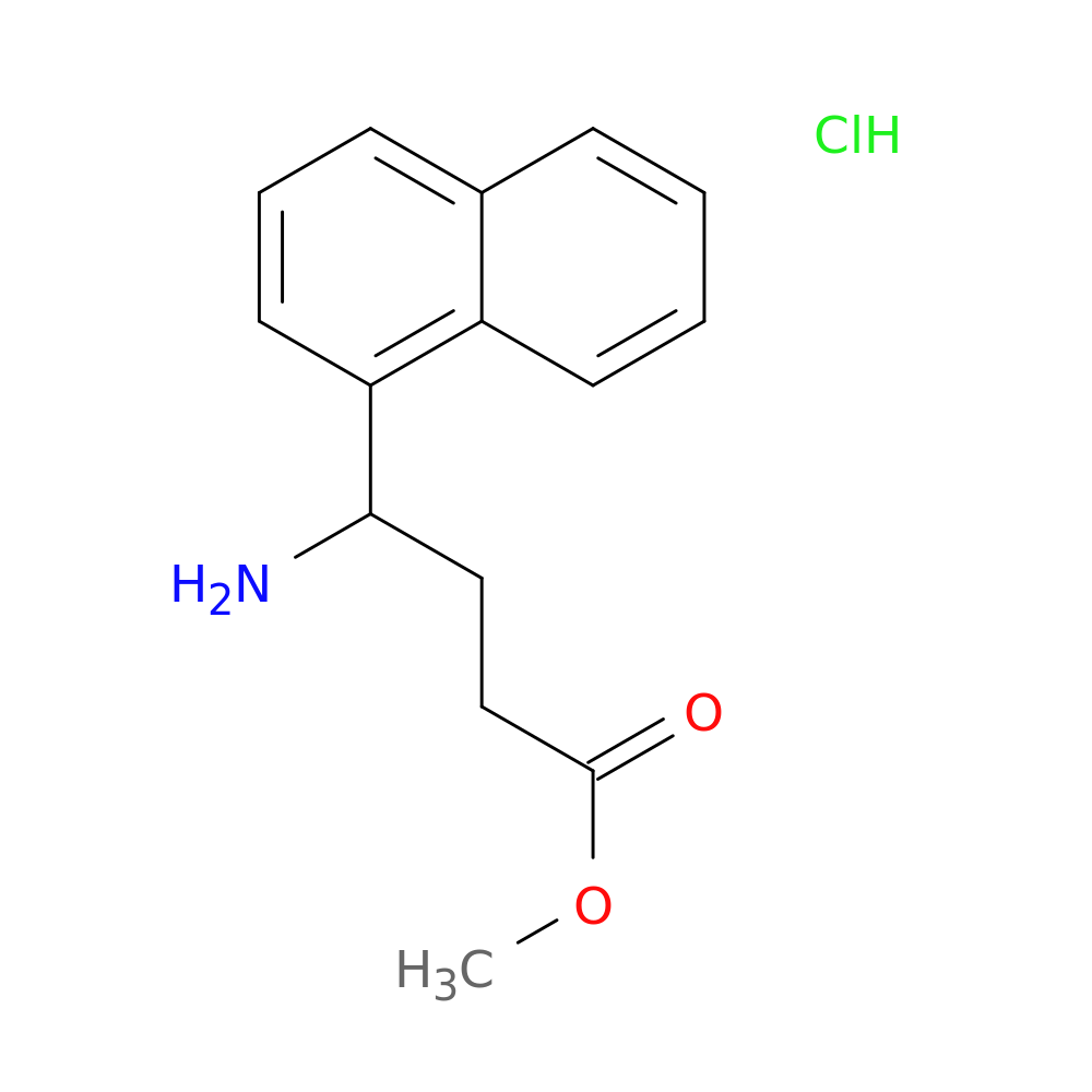 Methyl 4-amino-4-naphthalen-1-yl-butyrate hydrochloride