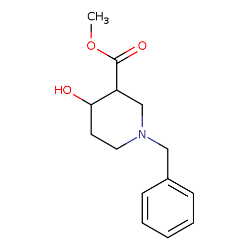 Ethyl 1-benzyl-4-hydroxypiperidine-3-carboxylate
