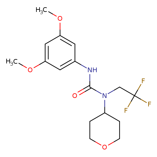3-(3,5-dimethoxyphenyl)-1-(oxan-4-yl)-1-(2,2,2-trifluoroethyl)urea