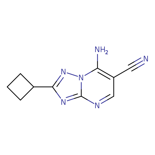 7-Amino-2-cyclobutyl[1,2,4]triazolo[1,5-a]pyrimidine-6-carbonitrile