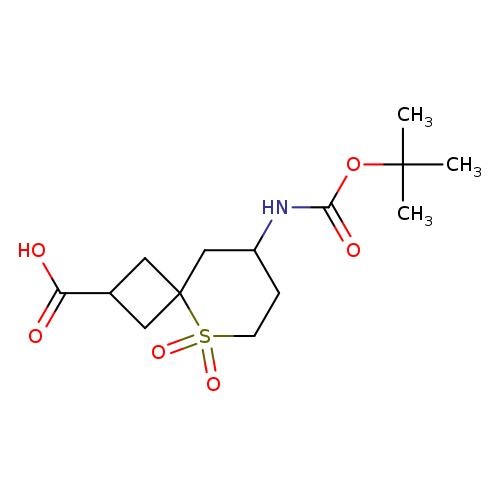 8-{[(tert-butoxy)carbonyl]amino}-5,5-dioxo-5lambda6-thiaspiro[3.5]nonane-2-carboxylic acid