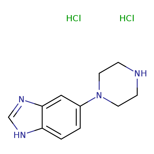 5-(piperazin-1-yl)-1H-1,3-benzodiazole dihydrochloride