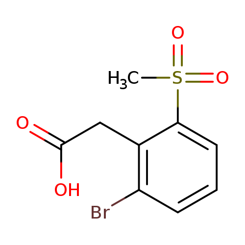 2-(2-bromo-6-methanesulfonylphenyl)aceticacid