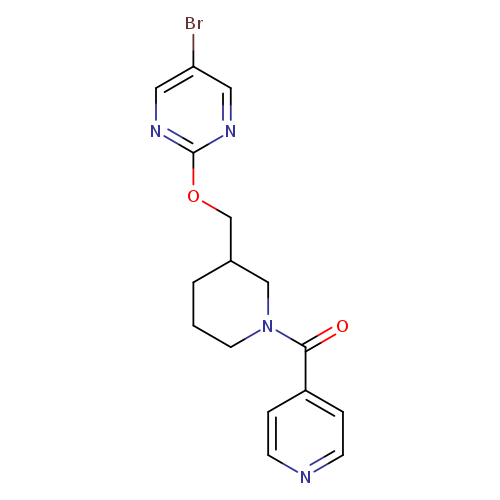 5-bromo-2-{[1-(pyridine-4-carbonyl)piperidin-3-yl]methoxy}pyrimidine